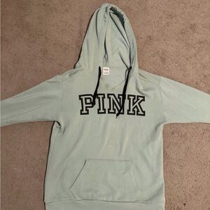 PINK Light Blue Hoodie